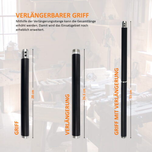 HOLZWURM Drechseleisen Set mit Hartmetall-Schneidplatten – Bild 6